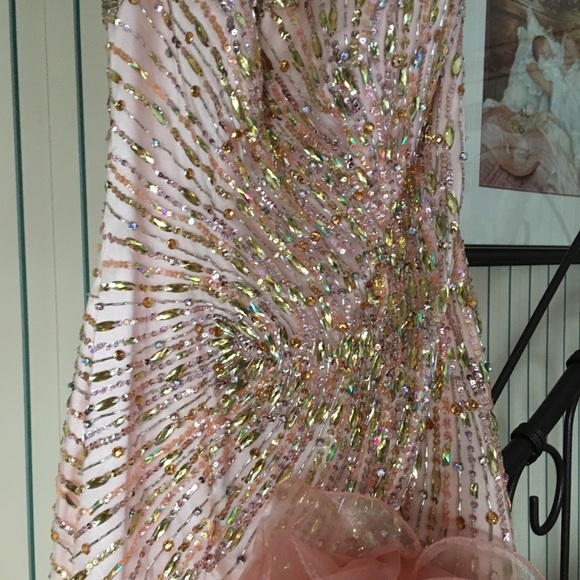 Sherri Hill full length gown. Size 0. Worn once. - Picture 4 of 11